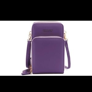 Purple Phone Case & Wallet Purse
